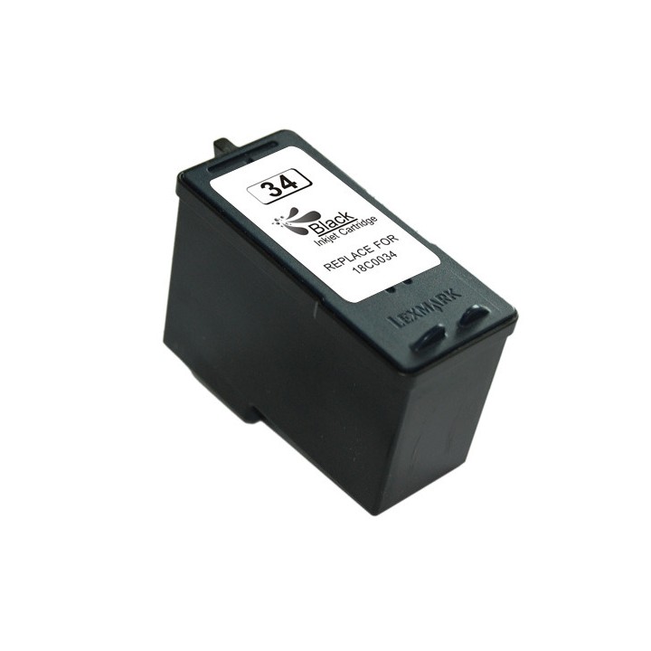 Tinta Compatible LEXMARK nº34 018C0034E Negro