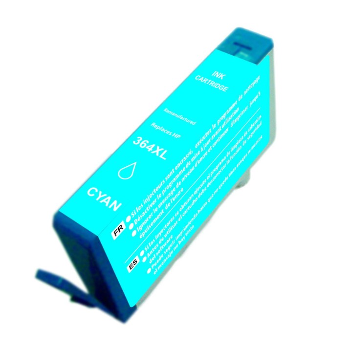Tinta Compatible HP 364XL CB323EE Cyan