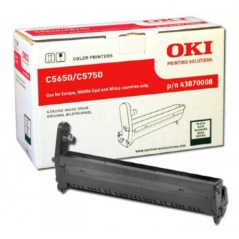Unidad de Tambor Original Negro OKI 43870008 para C5650