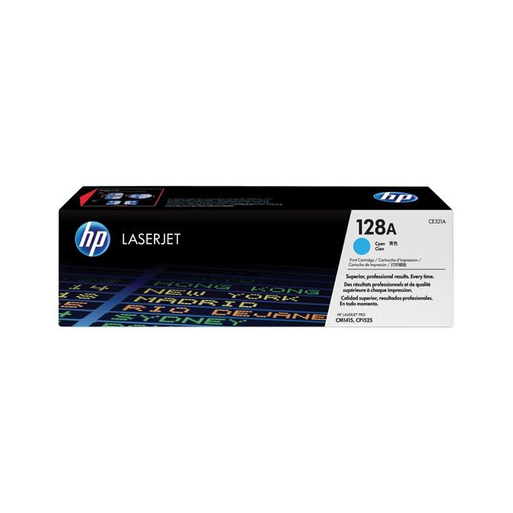 Toner Original HP CE321A (128A) Cyan para Laserjet PRO CM 1415