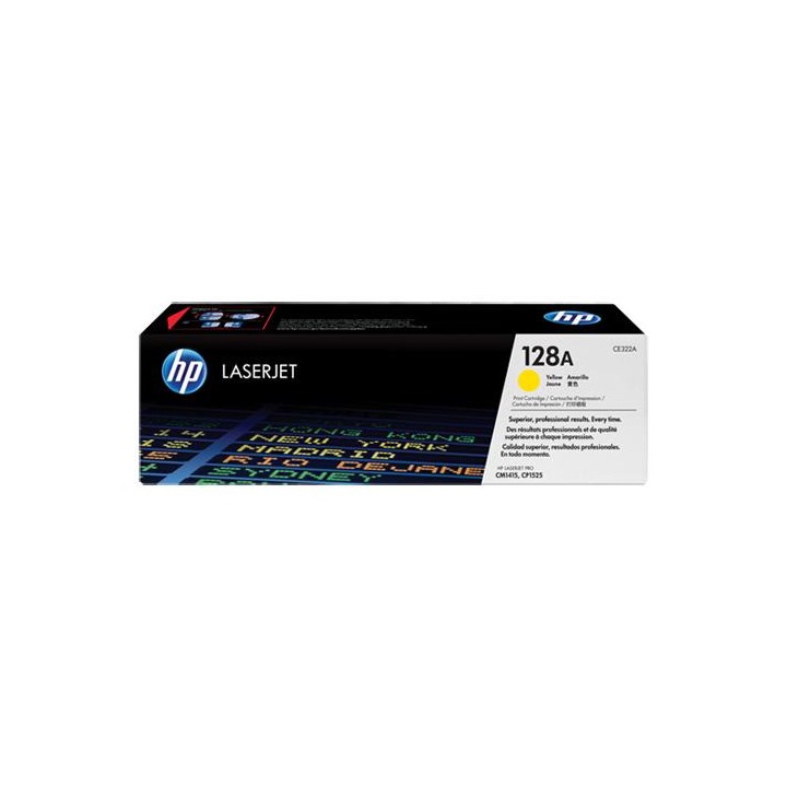 Toner Original HP CE322A (128A) Amarillo para Laserjet PRO CM 1415