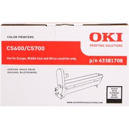 Unidad de Tambor Original Negro OKI 43381708 para C5600 5700