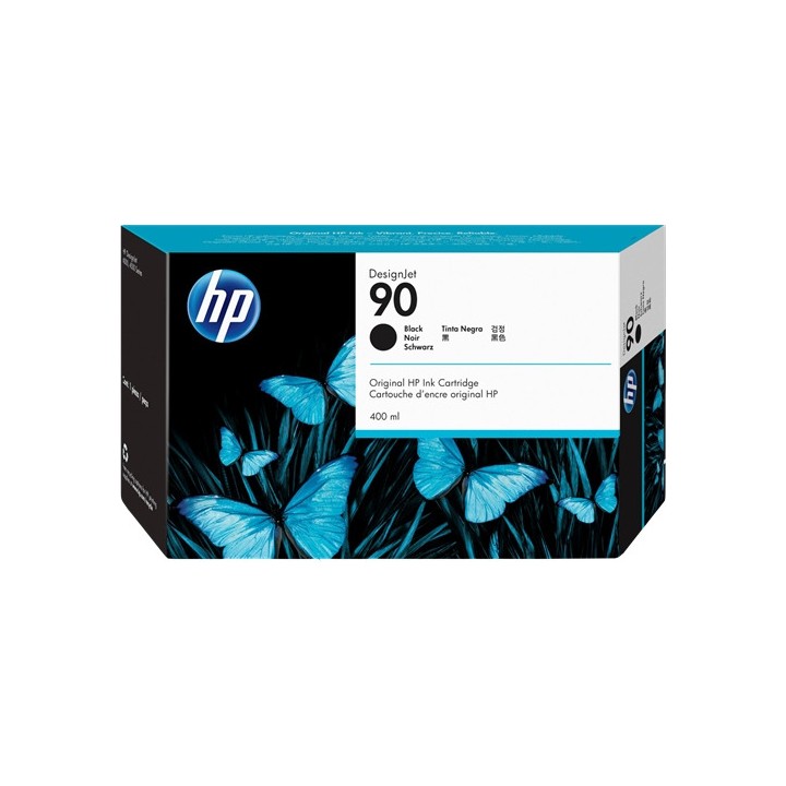 DESCATALOGADO - Tinta Original HP 90 C5058A Negro para Designjet 4000 4000PS (400 ml)