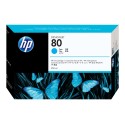 DESCATALOGADO - Tinta Original HP 80 C4846A Cyan para Designjet 1050C