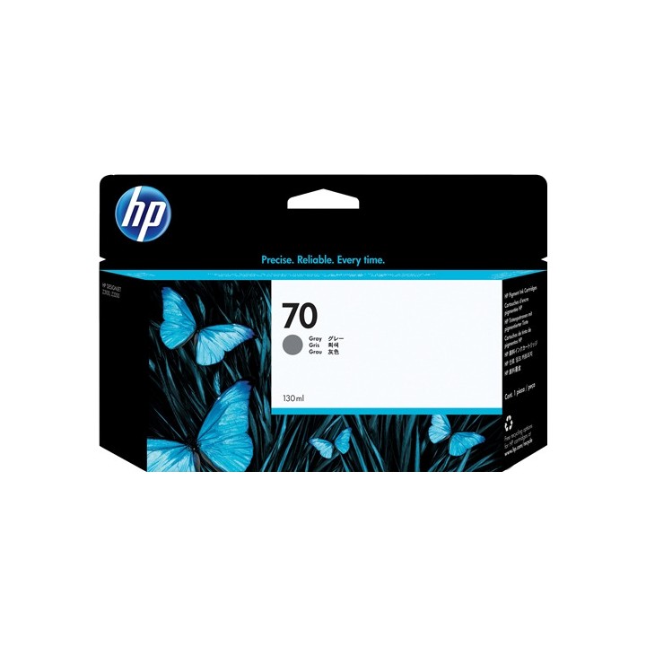 Tinta Original HP 70 C9450A Gris para Designjet Z3100 Z3200 (130 ml)