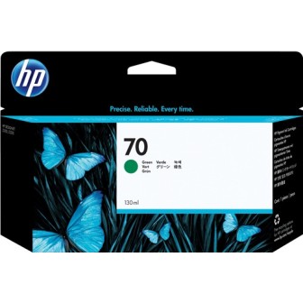 Tinta Original HP 70 C9457A Verde para Designjet Z3100 (130 ml)