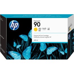 DESCATALOGADO - Tinta Original HP 90 C5065A Amarillo para Designjet 4000 4000PS (400 ml)