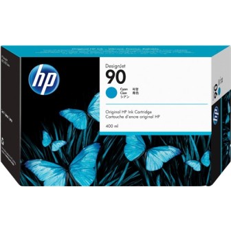 DESCATALOGADO - Tinta Original HP 90 C5061A Cyan para Designjet 4000 4000PS (400 ml)