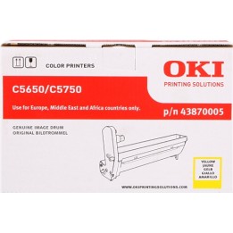 Unidad de Tambor Original Amarillo OKI 43870005 para C5650