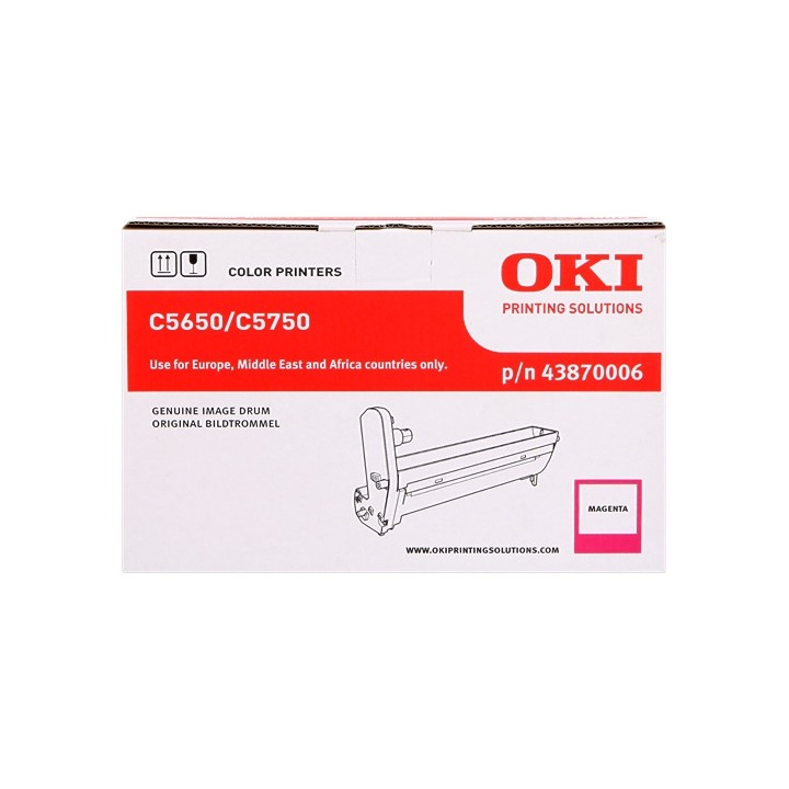 Unidad de Tambor Original Magenta OKI 43870006 para C5650