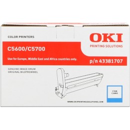 Unidad de Tambor Original Cyan OKI 43381707 para C5600 5700