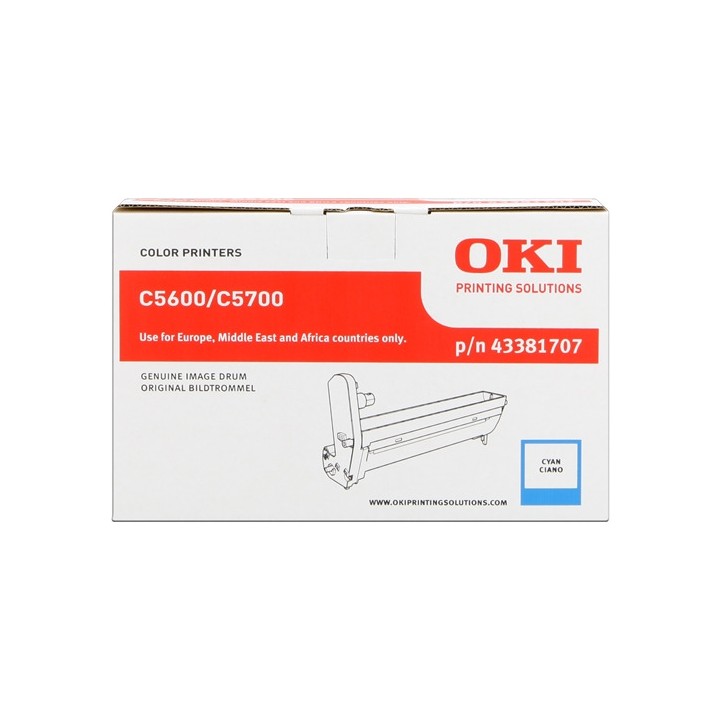 Unidad de Tambor Original Cyan OKI 43381707 para C5600 5700