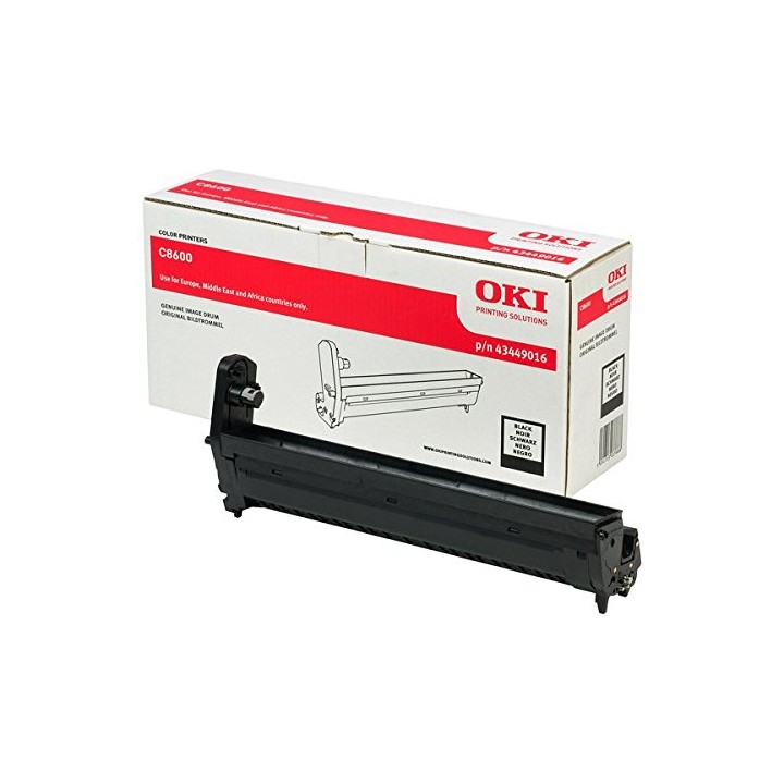 Unidad de Tambor Original Negro OKI 43449016 para C8600 C8800