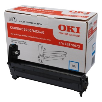 DESCATALOGADO - Unidad de Tambor Original Cyan OKI 43870023 para C5850