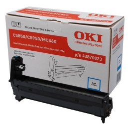 DESCATALOGADO - Unidad de Tambor Original Cyan OKI 43870023 para C5850