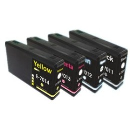 Tinta Compatible EPSON T7014 C13T70144010 Amarillo