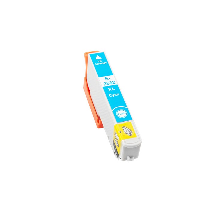 Tinta Compatible EPSON T2632XL Cyan