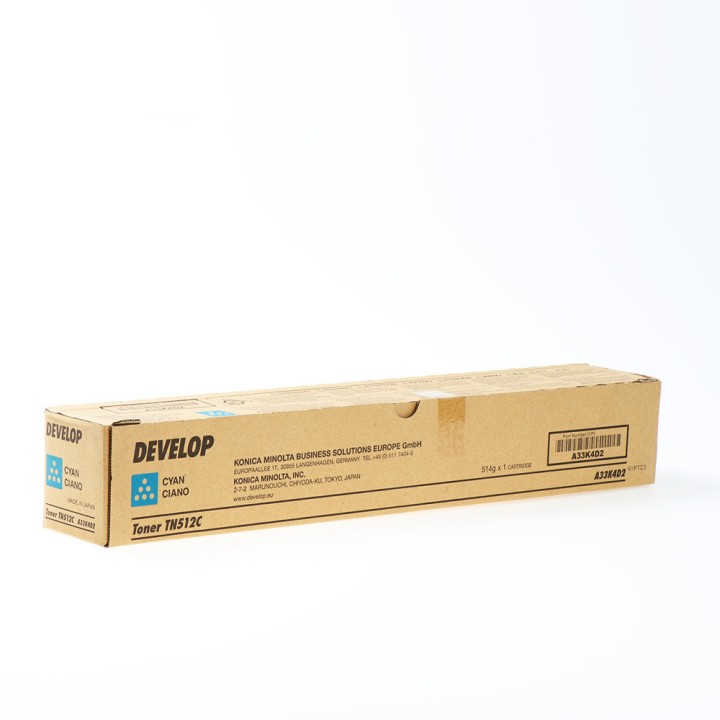DESCATALOGADO - Toner Original DEVELOP TN512 A33K4D2 Cyan para Ineo +454 +554 (26k)