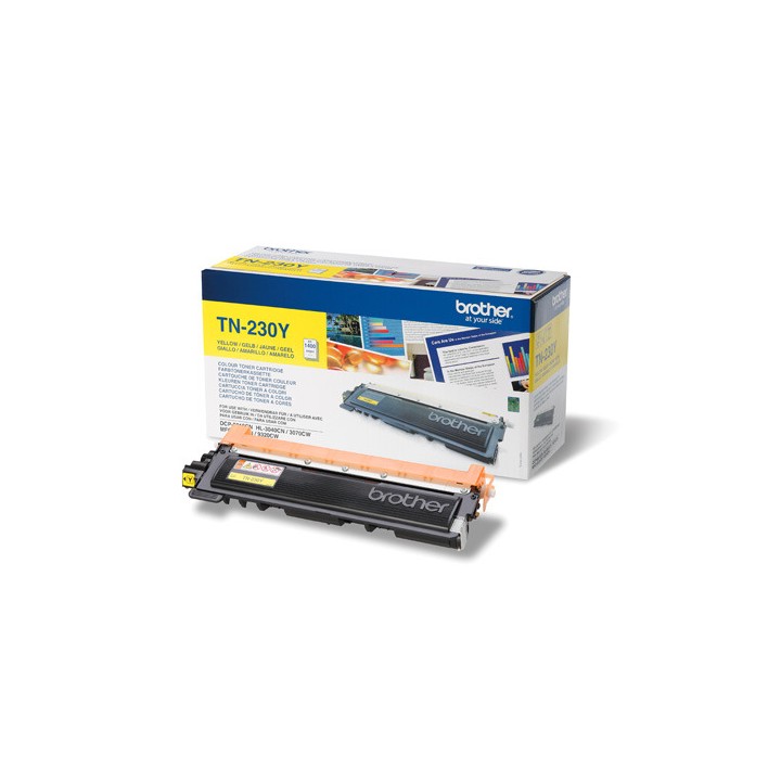 Toner Original BROTHER TN230Y Amarillo para HL3040 HL3070 DCP9010 MFC9120 (1. 4k)