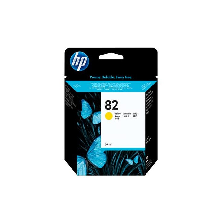 DESCATALOGADO - Tinta Original HP 82 C4913A Amarillo para Designjet 500