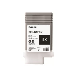 Tinta Original CANON PFI102BK 0895B001 Negro (130 ml)