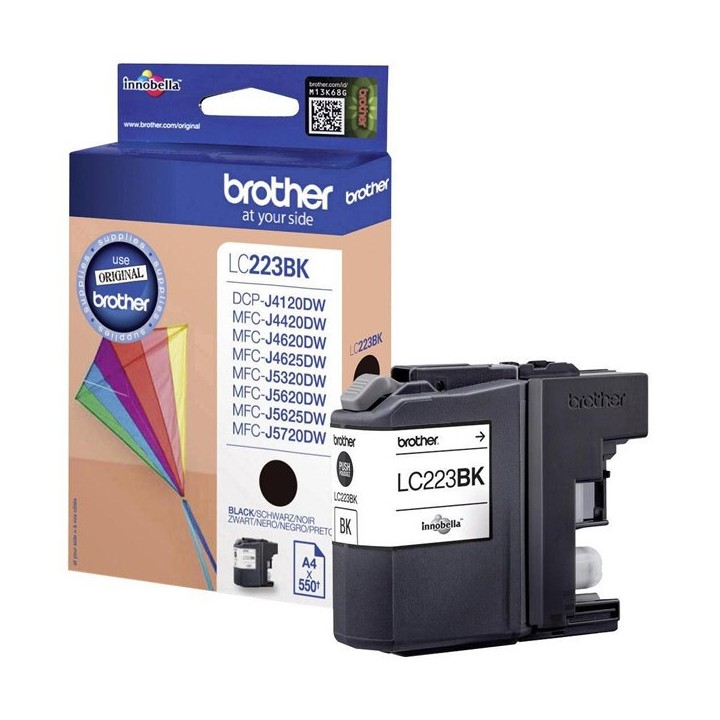 Tinta Original BROTHER LC223BK Negro