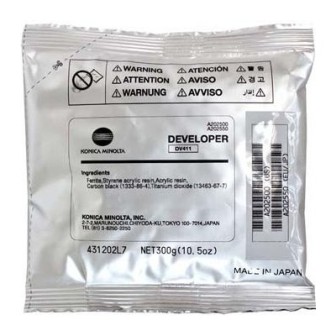 DV411 A202550 Bolsa de Revelador Original KONICA MINOLTA Bizhub 223 363 121k