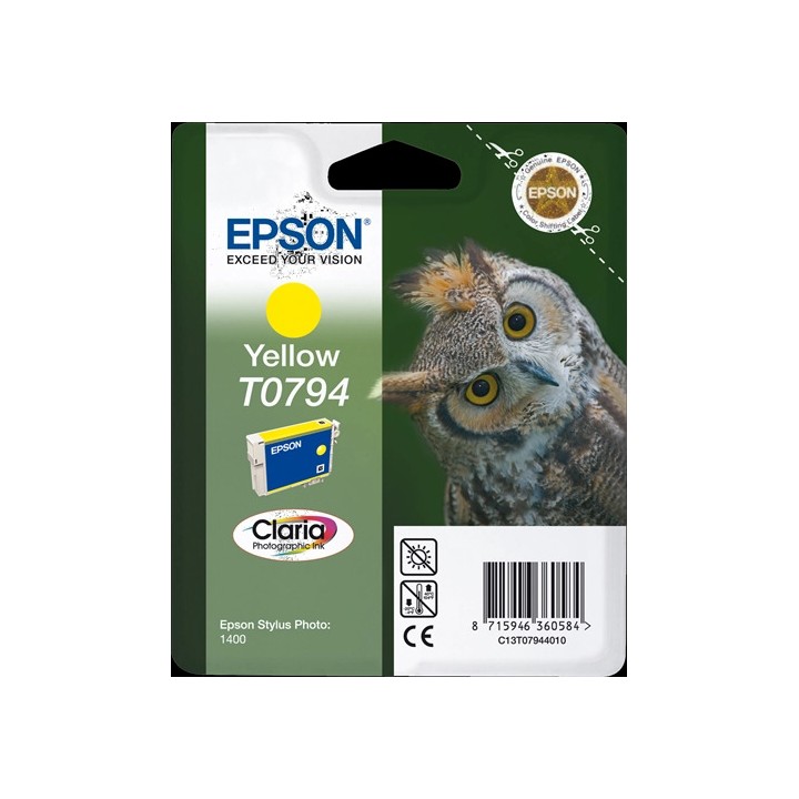 DESCATALOGADO - Tinta Original EPSON T0794 C13T07944010 Amarillo