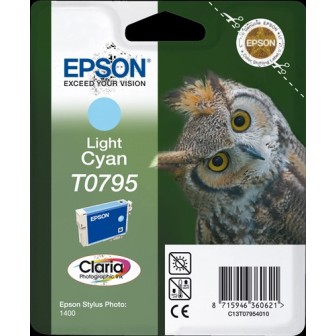 DESCATALOGADO - Tinta Original EPSON T0795 C13T07954010 Cyan Claro