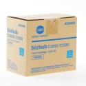 Toner Original KONICA MINOLTA TNP48C A5X0450 Cyan para Bizhub C3350 C3850 (10k)