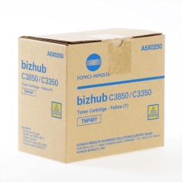 Toner Original KONICA MINOLTA TNP48Y A5X0250 Amarillo para Bizhub C3350 C3850 (10k)