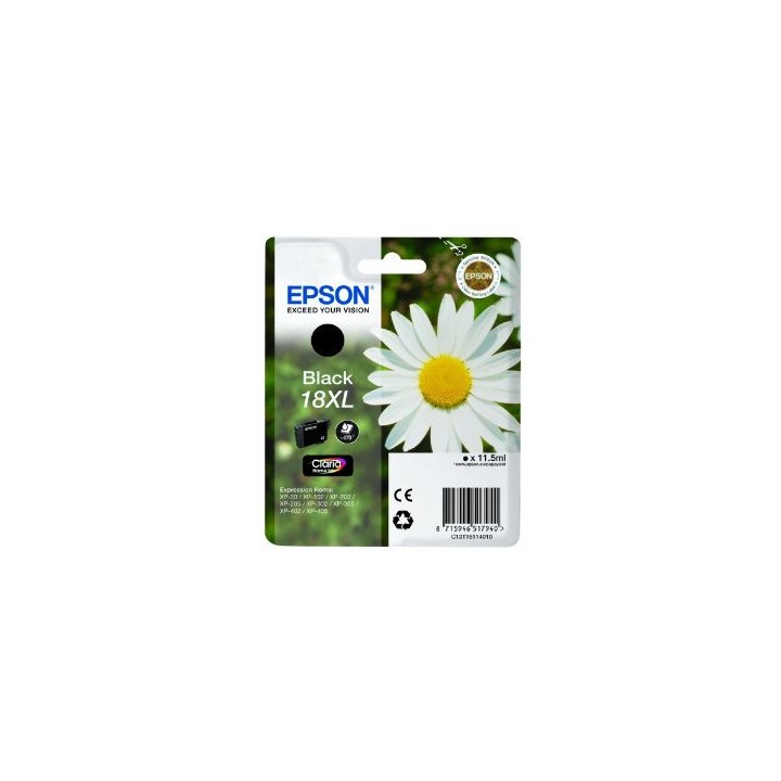 Tinta Original EPSON 18XL T1811 C13T18114012 Negro
