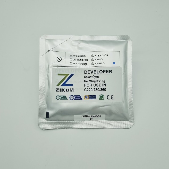 DV311C A0XV0KD Bolsa de Revelador Cyan Compatible KONICA MINOLTA Bizhub C220 C280 C360