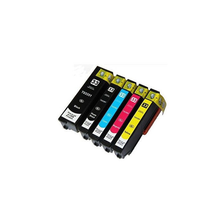 Tinta Compatible EPSON 33XL T3362 Cyan