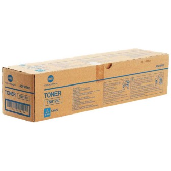 DESCATALOGADO - Toner Original KONICA MINOLTA TN612C A0VW450 Cyan para Bizhub Pro C5501 C6501 (25k)