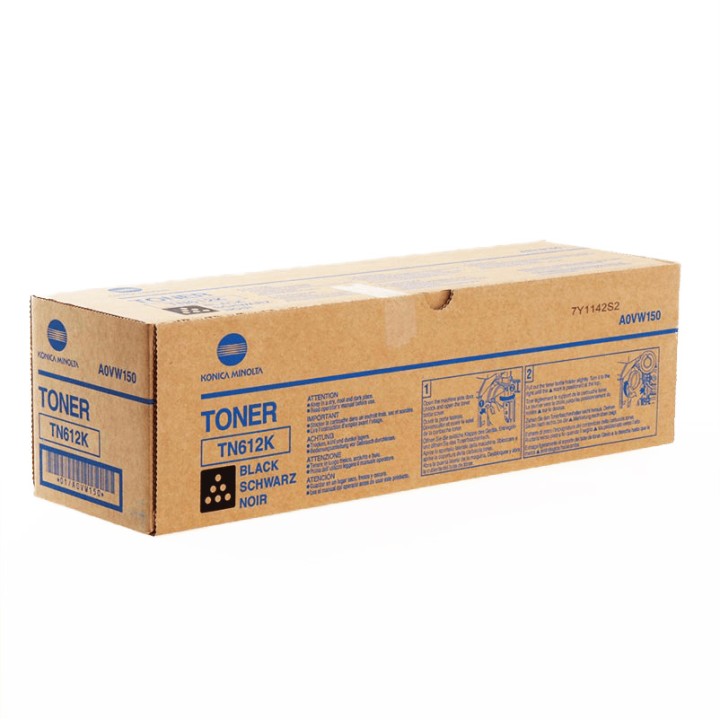 DESCATALOGADO - Toner Original KONICA MINOLTA TN612K A0VW150 Negro para Bizhub Pro C5501 C6501 (37. 5k)