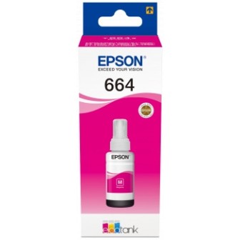 Botella de Tinta Original EPSON T6643 C13T664340 Magenta