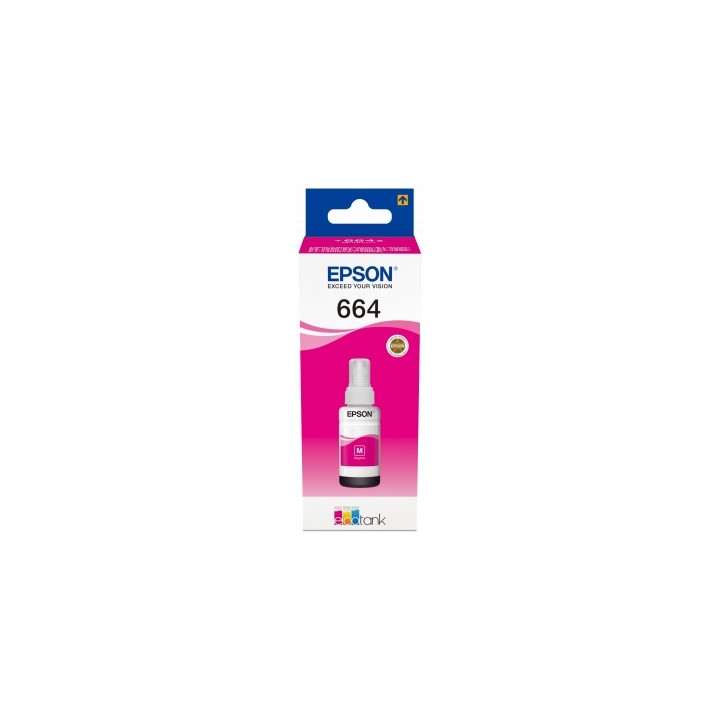 Botella de Tinta Original EPSON T6643 C13T664340 Magenta