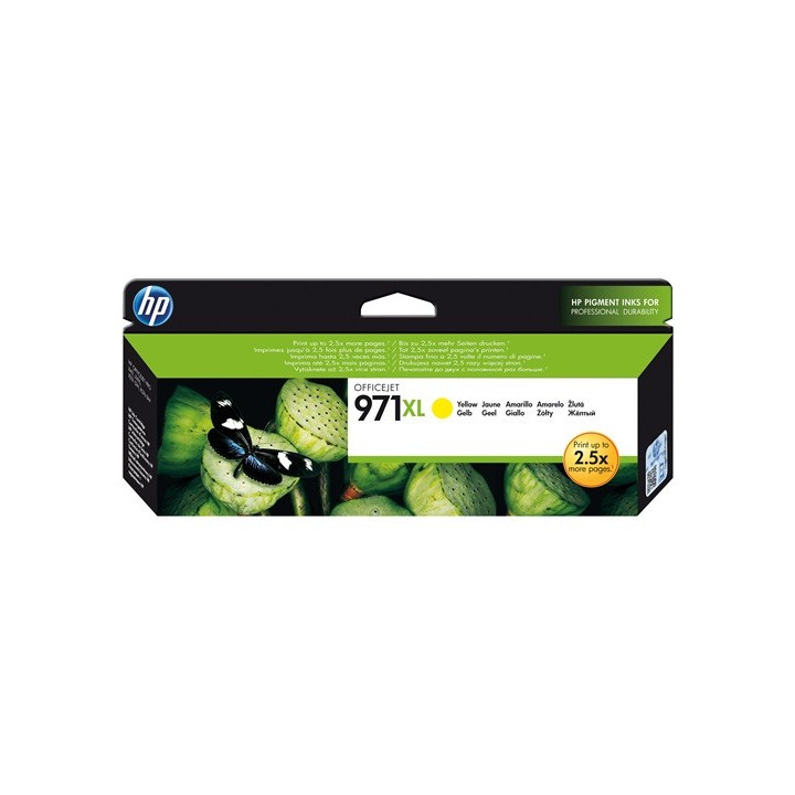 Tinta Original HP 971XL CN628AE Amarillo (6. 6k)
