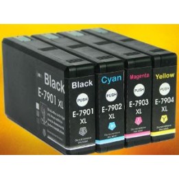 Tinta Compatible EPSON 79XL T7901 T7911 C13T79014010 C13T79114010 Negro