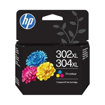 Tinta Original HP 302XL 304XL B7RT8AE F6U67AE N9K07AE Tricolor (0. 3k)