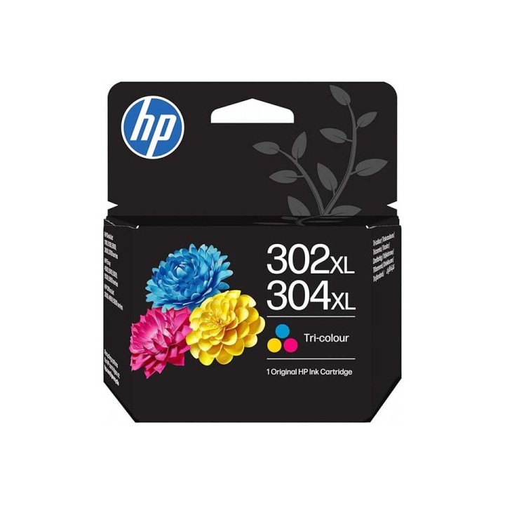 Tinta Original HP 302XL 304XL B7RT8AE F6U67AE N9K07AE Tricolor (0. 3k)