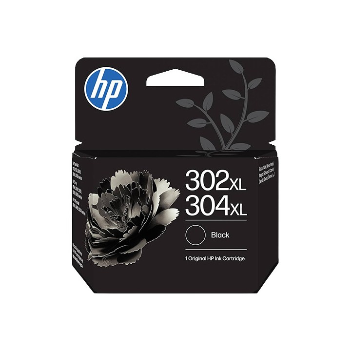 Tinta Original HP 302XL 304XL B7RT9AE F6U68AE N9K08AE Negro (0. 3k)
