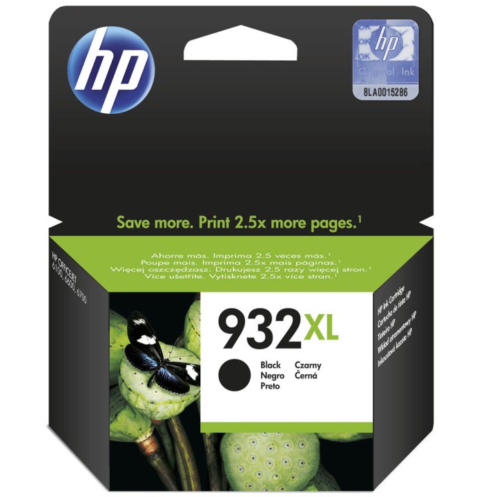 Tinta Original HP 932XL CN053AE Negro para Officejet 6600 (1k)