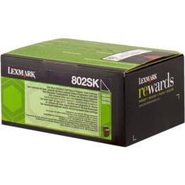 Toner Original LEXMARK 802SK 80C2SK0 Negro para CX410DE (2. 5k)