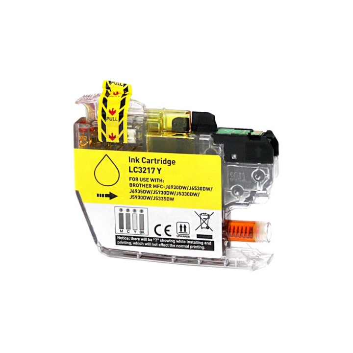Tinta Compatible BROTHER LC3217Y Amarillo