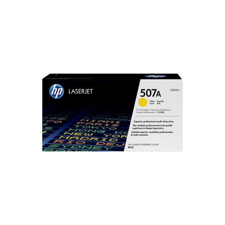 Toner Original HP CE402A (507A) Amarillo para Laserjet M551