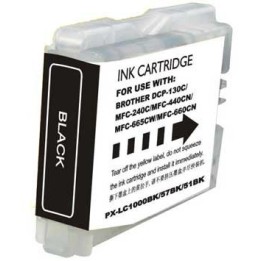 Tinta Compatible BROTHER LC1000XLBK LC970XLBK Negro