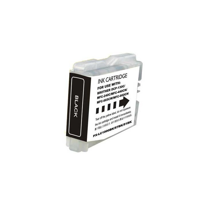 Tinta Compatible BROTHER LC1000XLBK LC970XLBK Negro