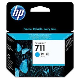 Tinta Original HP 711 CZ130A Cyan para Designjet T120 (29 ml)